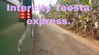 Travel on the Intercity Teesta express. #travelling #intercitytrain #longvideo. 