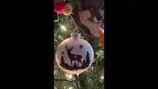 Native Xmas Tree with Cree Holy Night Song 2025