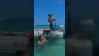 HUGE BONEFISH caught on Hawaii reef fishing expedition