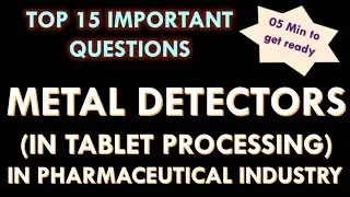 Metal detectors in tablet manufacturing process pharmaceutical industry l Metal detector for tablets