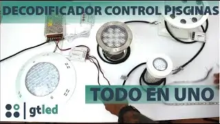 Control de luminarias de piscina y jardín todo en uno, decodificador piscinas de 2 a 5 cables, GTLED