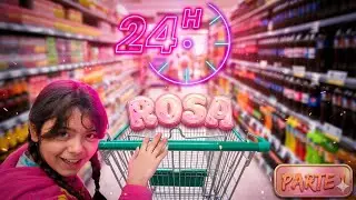 24 Hs Rosa: &iexcl; Comprando comida de color Rosa ! Parte 1