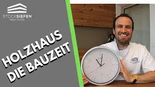 Holzhaus bauen: Die Bauzeit