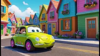 Ding Ding! Let&rsquo;s Take a Bumpy Ride | Fun Vehicle Rhyme for Kids | Bumpy Road Song for Toddlers