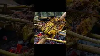 Fish On Fire | ASMR Out Door cooking