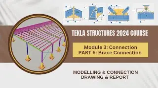 Tekla Structures - Corner Brace Connection