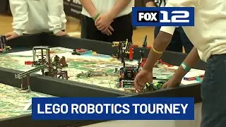 Top LEGO robotics teams compete at Oregon championship in Hillsboro