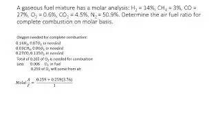 Combustion Engineering Problem 4