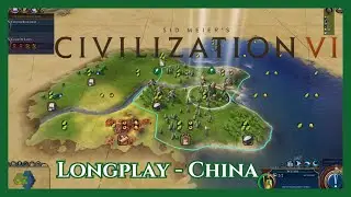 Civilization 6 - Longplay - China - Culture Game (No commentary)