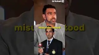 R. Ashwin on Gautam Gambhir &hearts;️✨ #cricket #gautamgambhir #ashwin