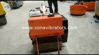 How to use walk behind rollers with honda /Greaves engine|  वॉक बिहाइंड रोलर्स का उपयोग करें!