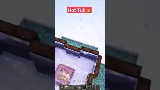 Minecraft Hot Tub🔥 #shorts