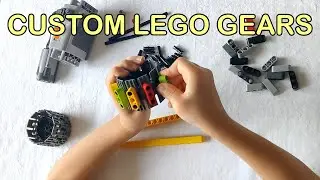 How to make custom made lego gears