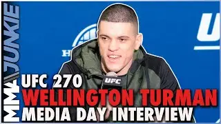 Wellington Turman ready for Rodolfo Vieira's jiu-jitsu | #UFC270 media day