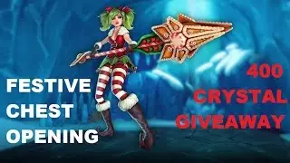 Paladins Festive Chest Opening +400 Crystal Giveaway OB40 Tomorrow!