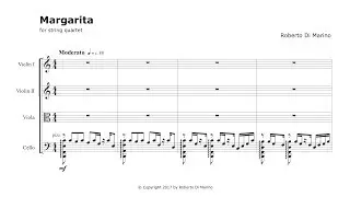 Roberto Di Marino - Margarita - 弦楽四重奏