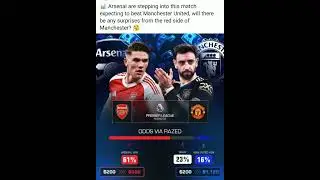 Arsenal Heavy Favorites 😮🔥 Can Man United Pull Off a Shock at Old Trafford?