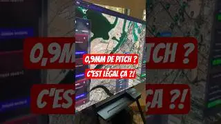 😱 &Eacute;cran LED 0.9mm : L'image est IMPRESSIONNANTE ! #pitchled #ledpitch #videowall #hdmirj45 #rj45hdmi