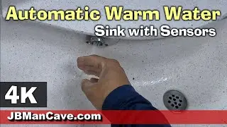 How to FIX Automatic DUAL SINK with SENSORS is it worth it? Review DIY JBManCave.com