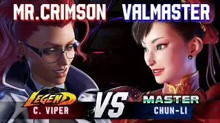 SF6 ▰ MISTER CRIMSON (C.Viper) vs VALMASTER (Chun-Li) ▰ High Level Gameplay
