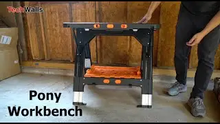 Pony 31-in W x 32-in H-Drawer Black Plastic Work Bench Unboxing & Setup