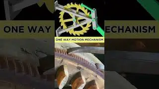 How One-Way Motion Mechanisms Work | Ratchet Gear System Explained