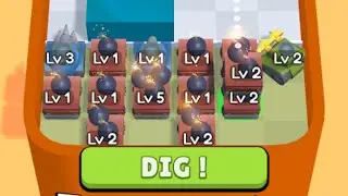 Merge & Dig Mobile Game | Gameplay Android & Apk