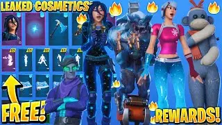 *NEW* All Leaked Fortnite Skins & Emotes..! *FREE REWARDS* (Minty Elf, Frozen Nog Ops, Monks & More)