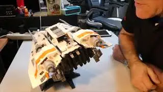 Mega In the Den Review Lepin Snow-speeder