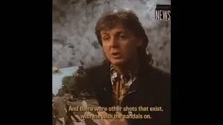 Paul McCartney talks about the Beatles Abbey Road album cover