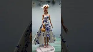 Miniature Movichi crafts a chic new wardrobe dolls#fashion #style  #handmade #dollclothes #miniature