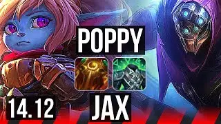 POPPY vs JAX (TOP) | 6/1/5, Rank 8 Poppy | EUW Challenger | 14.12