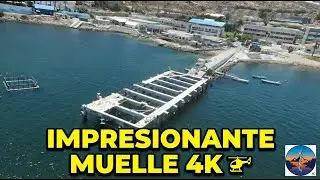 🚁 MUELLE UCN Coquimbo - Vista A&Eacute;REA IMPRESIONANTE con Drone 4K | Barcos Pesqueros Chile 🇨🇱