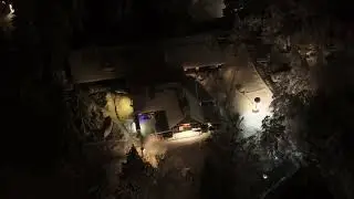 Viikingite k&uuml;la#estonia #vikingvillage #travel #drone #forest #fishing #sauna #hostel #winter