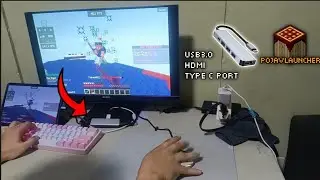 connecting my tablet Xiaomi pad 6 to a monitor to play minecraft java Pojavlauncher