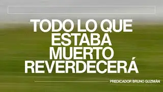 Todo Lo Que estaba Muerto Reverdecerá // Predicador Bruno Guzmán