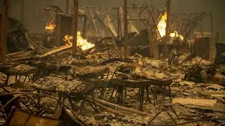 See the devastation at Berry Creek Elementary School from the Bear Fire