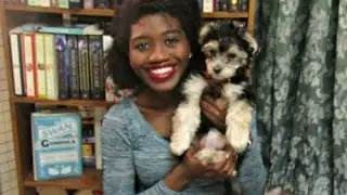 THE FURRY FRIEND TAG!  (Meet Teddy!) & A MINI BOOK HAUL!!!