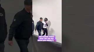 Harbaugh and his kicker after heartbreaking loss 😔
