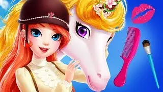 Fun Horse Care Games - Pony Royal Princess Pet Dress Up Makeup Hair Style & Color Makeover Kids Game