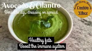 AVOCADO CILANTRO SAUCE RECIPE (DIP + DRESSING) | AVOCADO SAUCE | Healthy |  Gluten-Free