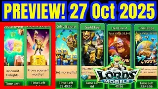 Lords Mobile &ndash; обновление от 27 октября 2025 г.: новые наборы, события и монстры уже здесь! Новые...