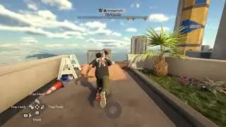 skate 4 trying to hit the tri tower gap