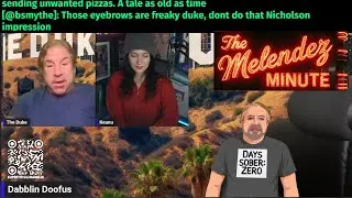 Stuttering John Blows Snot All Over, Live Strikes Kevin Brennan - The Melendez Minute 26 JAN 2026
