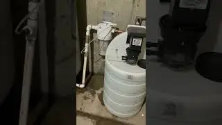 Water filtration system for a cistern. #homestead #waterfilter #homesteading