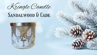 Обзор свечи Sandalwood & Cade 3 Wick | Kringle Candle