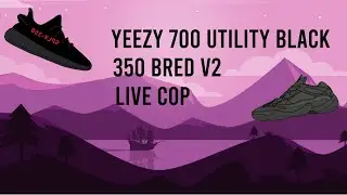 Yeezy Bred 350 v2 and 500 Utility Black Live Cop