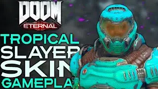 Doom Eternal - Tropical Slayer Skin Gameplay