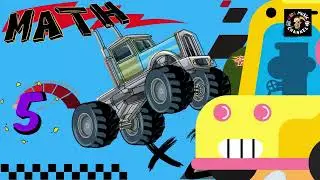 Monster Trucks Math Race | Math Song for Kids #kidssong #kidsmusic #preschool #kindergarten #maths