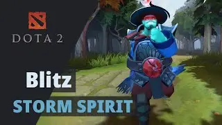 Blitz plays Storm Spirit Dota 2 Full Gameplay